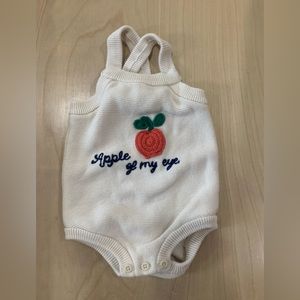 Hanna Andersson 12-18 months Apple of my Eye romper